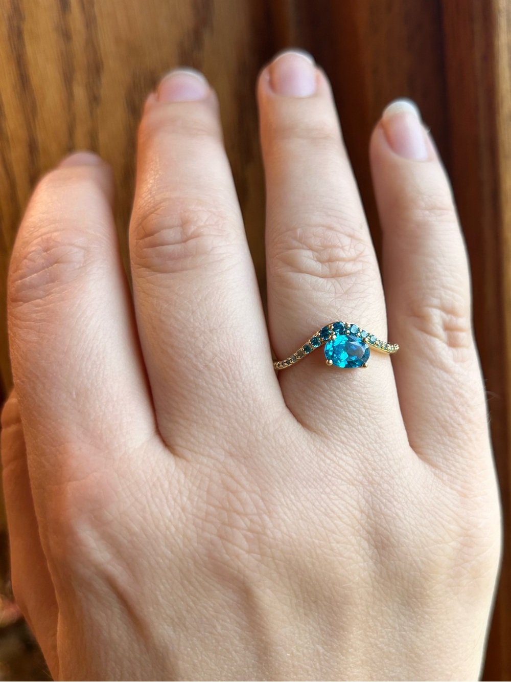 Local Eclectic gold tone ring